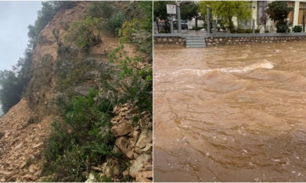 Κατολισθήσεις και πλημμύρες σε Σκόπελο, Νότιο Πήλιο και Ζαγορά